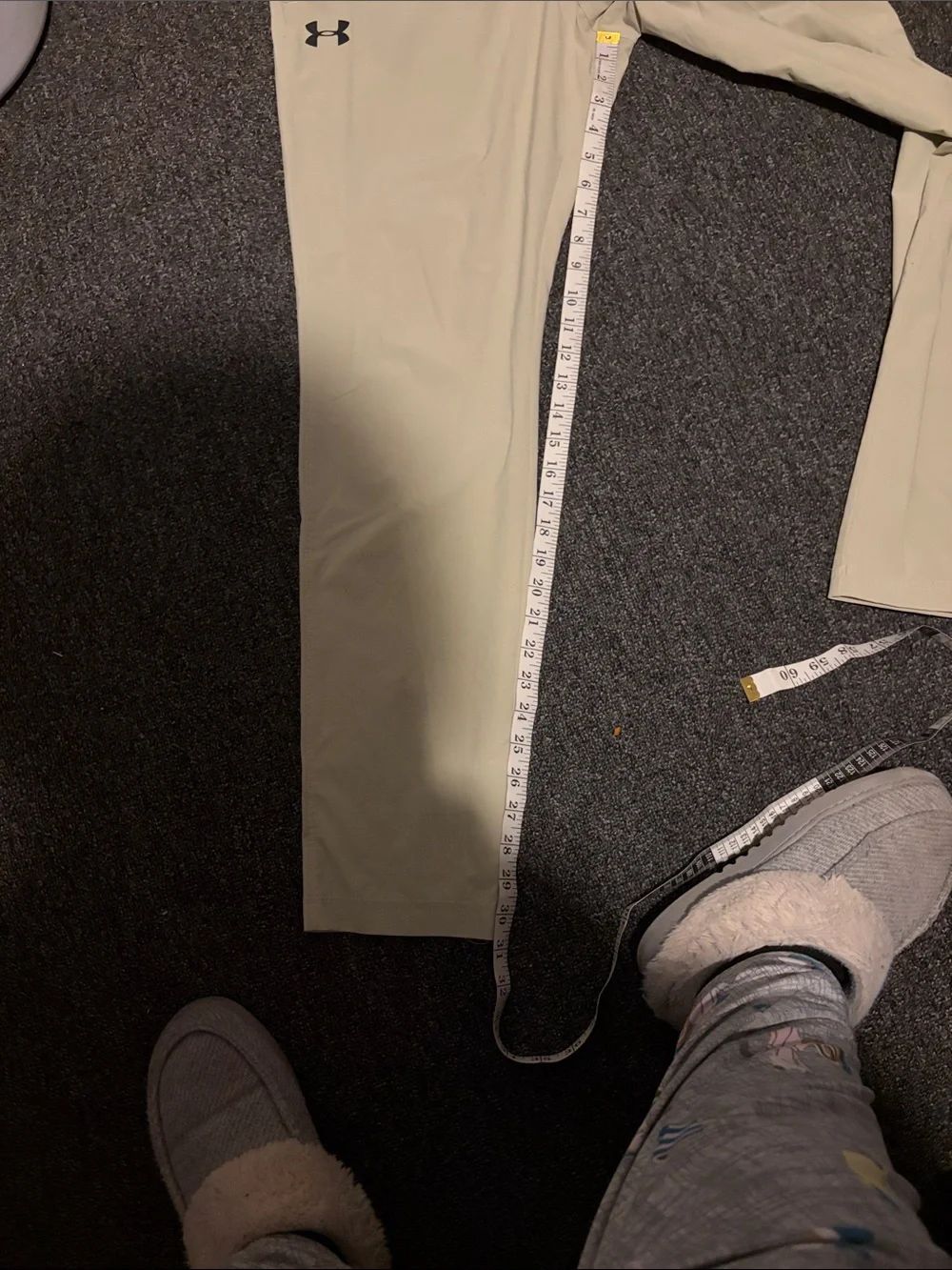 Lightweight Tapered Jogger Active Pants Beige Khaki Small⁠